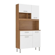 Cozinha Compacta 4 Portas 1 Gaveta Malta Demóbile - Moderna e Funcional - imagem 4