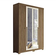 Guarda-Roupa Antony 4 Portas com Espelhos e 2 Gavetas - imagem 2