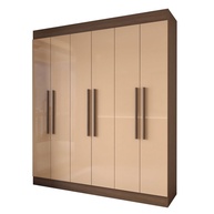 Guarda-Roupa Casal Suíça: 6 Portas e 2 Gavetas - imagem 2
