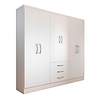 Guarda-Roupa Casal Vigo: 6 Portas e 3 Gavetas - imagem 2