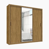 Guarda-Roupa Casal Cinamomo: Espelhos e 4 Gavetas! - imagem 2
