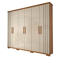 Guarda-Roupa Casal Hiara: 6 Portas + 4 Gavetas - imagem 2