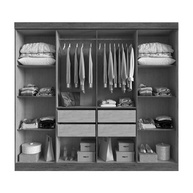 Guarda-Roupa Casal Califórnia: 8 Portas + 4 Gavetas - imagem 2