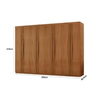 Guarda Roupa Casal Dunas: 8 Portas + 4 Gavetas - imagem 2
