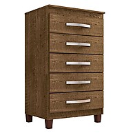 Guarda Roupa Casal Malbec + Cômoda 5 Gavetas - imagem 2