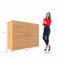 Cômoda 10 Gavetas Austin - Organize com Estilo e Funcionalidade - imagem 3