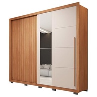 Guarda-Roupa Casal com Espelhos e 4 Gavetas Suburban Espresso - Design Moderno e Funcional - imagem 5