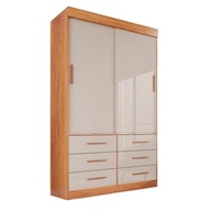 Guarda-Roupa Solteiro 2 Portas e 6 Gavetas Luana Sallêto Móveis – Organização e Estilo no Quarto - imagem 4