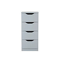 Gaveteiro 4 Gavetas Branco Multivisão – Organização e Estilo - imagem 1