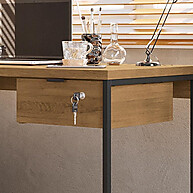 Gaveteiro de Mesa Freijó 36cm: Organize-se com Segurança! - imagem 1