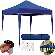 Gazebo Sanfonado 2x2m Azul: Proteção e Praticidade - imagem 1