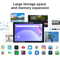 Tablet Android 15, tablets de 10 polegadas, 18 GB de RAM + 128 GB de ROM/2 TB expansível, tablets 2 em 1 com capa para teclado, tela IPS 1280 x 800, Wi-Fi 5G, câmera dupla, bateria de 6000 mAh BT5 - imagem 3