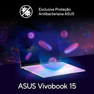 Notebook ASUS Vivobook 15 AMD Ryzen 7, 16 GB, 512 GB SSD, W11 Home, 15.6'' FHD, Cool Silver - M1502YA-NJ655W - imagem 4