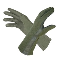 M MCGUIRE GEAR Nomex Luvas de voo de verão, luvas táticas longas de couro, luvas resistentes a incêndios, policiais, pilotos e operadores (Sage Green, 11) - imagem 2