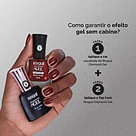 Esmalte Charlotte de Romã Risqué: Vermelho Metálico e Brilho Gel! - imagem 2