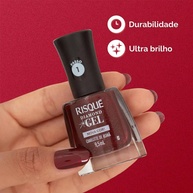 Esmalte Charlotte de Romã Risqué: Brilho Gel! - imagem 2