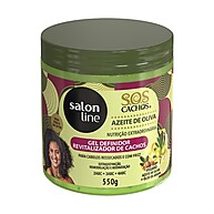 Gel Salon Line Azeite de Oliva 550g: Definição e Brilho que Dura! - imagem 1