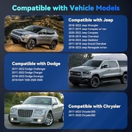 Tela UConnect 4C UAQ 8.4" para Dodge Ram, Chrysler, Jeep 2017-2022 - Substituição Antirreflexo e Sem Gel - imagem 5