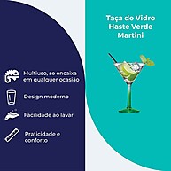 Taça Martini Verde Ruvolo: Elegância Gelada! - imagem 2