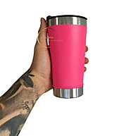 Kit 2 Copos Térmicos Inox 473ml com Tampa e Abridor – Mantenha Seu Lanche Gelado - imagem 1