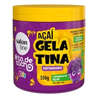 Gelatina Definidora Salon Line Kids To de Cachos Açaí 550g - imagem 1