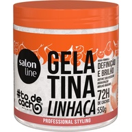Gelatina Salon Line Linhaça: Cachos Definidos por 72h! - imagem 1