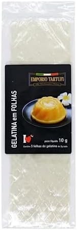 GELATINA EM FOLHAS 5 UN - EMPORIO TARTUFI - imagem 1