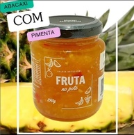 Geleia Artesanal de Abacaxi Com Pimenta Fruta No Pote 78% De Fruta Sabor de Verdade Sem Conservante Químico 280g - imagem 4