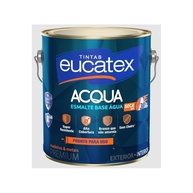 Tinta Esmalte Base Água Brilhante Acqua 3,6L Eucatex - Gelo | Fórmula Inovadora com Baixo Odor e Secagem Rápida - imagem 1