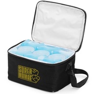 Bolsa Térmica Super Mamãe com 2 Gelos e 3 Potes de Vidro 200ml - Mantenha Alimentos Frescos por Mais Tempo - imagem 4