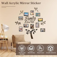 Árvore Genealógica Decorativa de Parede em Acrílico – Adesivo Moderno para Decoração Personalizada - imagem 4