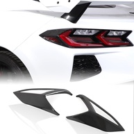 Moldura Fibra de Carbono Genuína para Tampa Lâmpada Traseira Corvette C8 (2020-2024) - Proteção e Estilo Premium - imagem 1