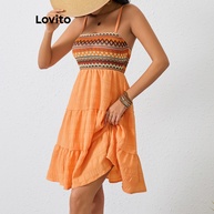 Vestido Boho Lovito: Elegância Geométrica - imagem 2