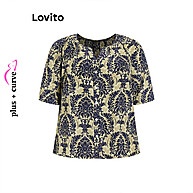 Blusa Curva Plus Size Boho com Estampa Paisley e Botões Geométricos - imagem 2