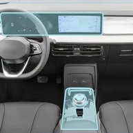 Película Protetora TPU Transparente para Painel Geely Geometry E 2022-2023 | Proteção HD e Fácil Instalação - imagem 1