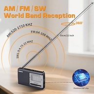 Rádio Portátil XHDATA D219: Som Claro, Recepção Forte e Design Compacto para Todas as Gerações - imagem 4