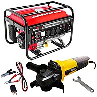 Gerador Toyama 3,1 KVA + Esmerilhadeira Evald – Combo Potente - imagem 1