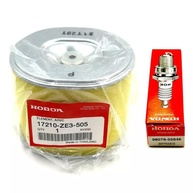 Kit Filtro de Ar AFZE30 Genuíno + Vela de Ignição BPR5ES para Geradores Honda GX340/GX390 - imagem 1