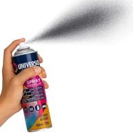 Tinta Spray 400ml Brilhante Uso Geral em Aço Ferro Couro Gesso Cerâmica | Universo - Cinza Grafite - imagem 2