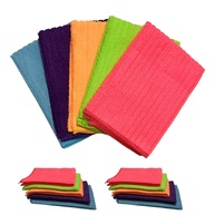 Kit 10 Panos de Microfibra Coloridos 30x30cm - Laváveis e Reutilizáveis para Limpeza Geral - imagem 1