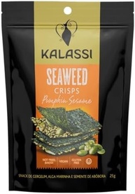 Kalassi Snack Gergelim Alga Marinha E Semente De Abóbora Sem Glúten Sachê 25G - imagem 1