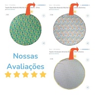 Tapete BLW Redondo com Cordinha Germ Protect - Impermeável e Antimicrobiano para Introdução Alimentar - imagem 5