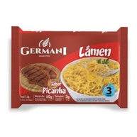 Macarrão Instantâneo Sabor Picanha Germani 63G, Germani Alimentos, Macarrão Lámen Com Tempero Sabor Picanha, Vermelho, Pronto Em 3 Minutos, Receita Caseira Desde 1892 - imagem 2