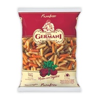 Germani Alimentos Macarrão Parafuso Com Vegetais Casa Germani 500G Massa Parafuso De Sêmola Com Vegetais Pasta Fusilli Tre Verdure Vermelho Delícia Saborosa E Colorida Receita Caseira Desde 1892 - imagem 1