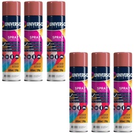 Tinta Spray 400ml Vermelho Uso Geral em Aço Ferro Couro Gesso Cerâmica | Universo | Kit 06 un - imagem 1