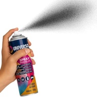 Tinta Spray 400ml Brilhante Uso Geral em Aço Ferro Couro Gesso Cerâmica | Universo - Preto - imagem 2