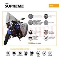 Capa para Moto GG 100% Forrada e Impermeável com Cadeado Antifurto - imagem 3