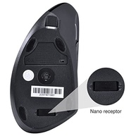 MOUSE SEM FIO RECARREGÁVEL 2.4 GHZ VERTICAL ERGONÔMICO ORTOPÉDICO POWER FIT 1600 DPI PRETO USB - PM300 - VINIK - imagem 4