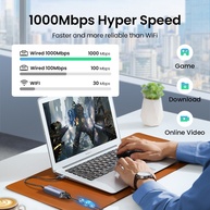 UGREEN Adaptador USB Ethernet Gigabit - imagem 2
