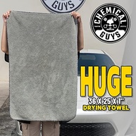 Chemical Guys Woolly Mammoth: Toalha de Microfibra Gigante para Secagem Perfeita do Carro - imagem 3